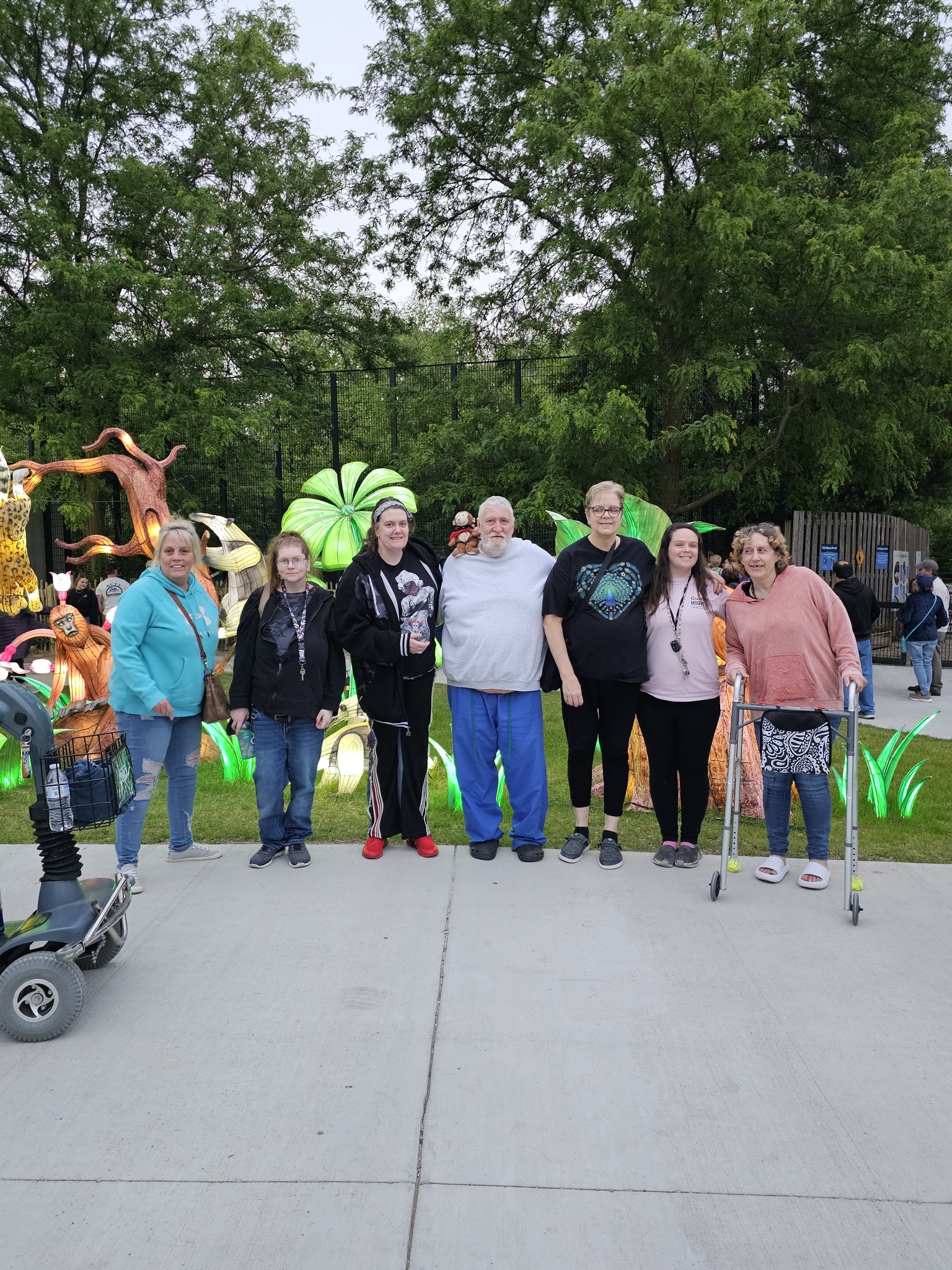 Phoenix House residents enjoying community outing